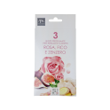 E20 |Confezione da cm.20x10 con 3 buste profumatissime per cassetto gusto Fico Rosa e Zenzero