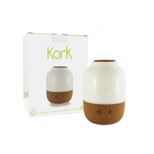 GIS063 - Diffusore Kork in Ceramica e Sughero con cavo elettrico
