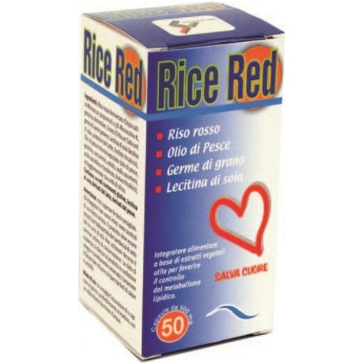 SAN052 - Capsule Rice Red Salva Cuore con Olio di Pesce,Germe Grano Lecitina 50 cps.