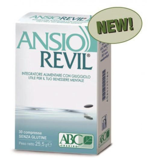 ABC028 - Compresse Ansio Revil senza Glutine per coadiuvare l'Ansia 30 cpr.