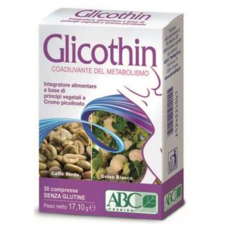 Compresse Glicothin  glicemia e attiva il metabolismo 30 cpr.