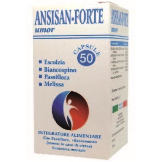 SAN067 - Capsule Ansisan Forte Umor per Rilassamento e Benessere Mentale 50 cps.