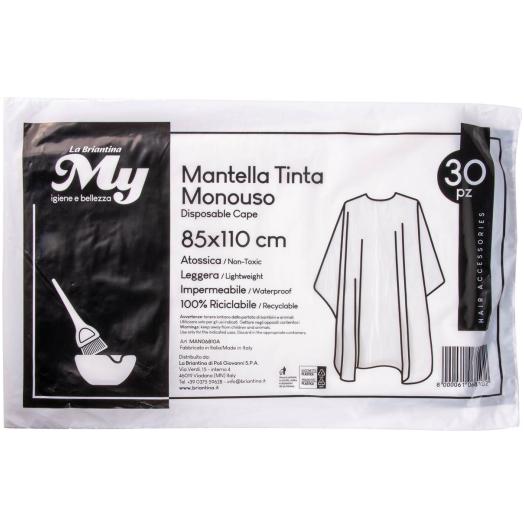 BRIMAN06810A - Mantella tinta monouso atossica leggera impermeabile cm. 85 x 110