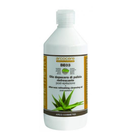ARC023 - Olio Dopocera di Pulizia all'Aloe post-epilazione da 500 ml