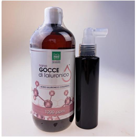 STA037 - Acido Jaluronico GROSSO Colloidale 1200 ppm 500 ml+dosatore spray 100 ml