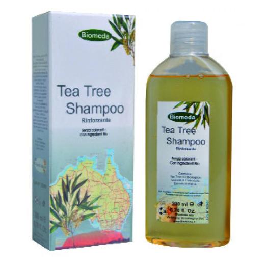BIO855 - Shampoo Rinforzante Disinfettante Tea Tree 200 ml.
