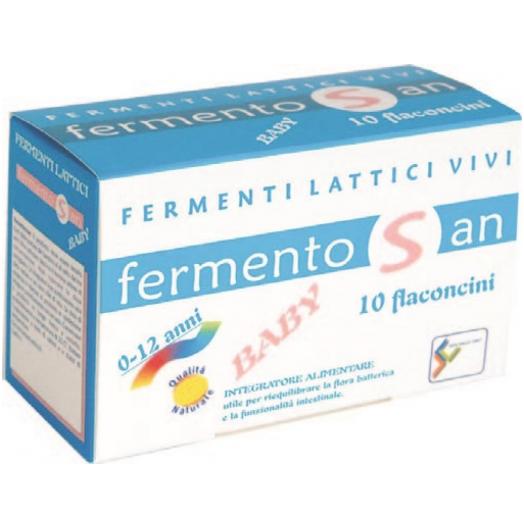 SAN007 - Fermenti Lattici Fermentosan Baby 0-12 Anni  Confezione 10 Flaconi