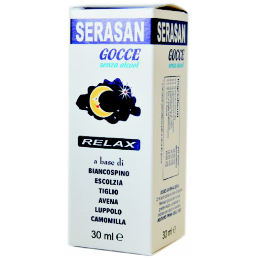 SAN026 - Gocce Serasan Bimbi con Tiglio,Biancospino,Avena,Luppolo,Camomilla 30 ml.
