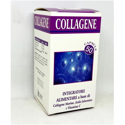 SAN095 - Capsule Collagene Marino, Acido Jaluronico e vitamina C 50 cps.