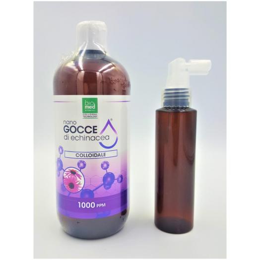 STA053 - Echinacea GROSSO Colloidale 1000 ppm 500 ml+dosatore spray 100 ml