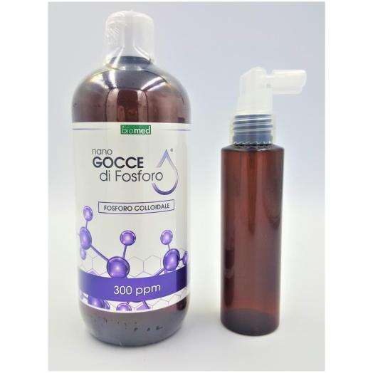 STA034 - Fosforo GROSSO Colloidale 300 ppm 500 ml+dosatore spray 100 ml