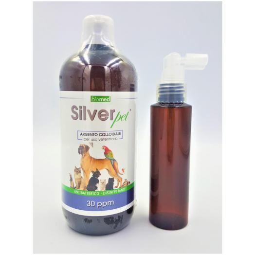 STA023 - Silver Pet Argento GROSSO per Animali 30 ppm+dosatore spray 500 ml