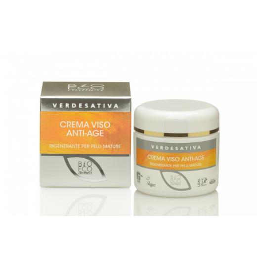 VER1110 - Crema viso Bioattiva Anti Age - Rigenerante per pelli mature vaso 50 ml.
