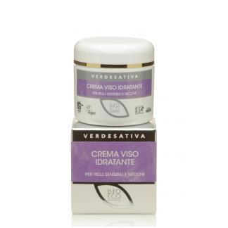 Crema viso Bioattiva Idratante per pelli secche e sensibili vaso 50 ml