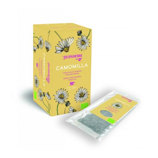 VIRFB40 - Infuso in filtri di fiori di CAMOMILLA biologica scatola da 15 filtri