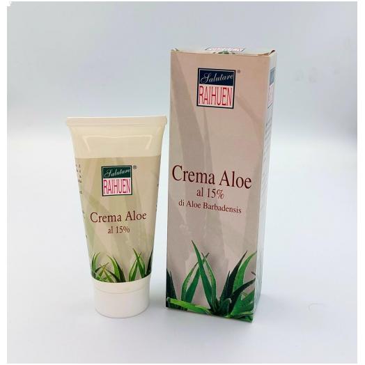 NAT021 - Crema idratante Aloe 15% tubo da 100 ml