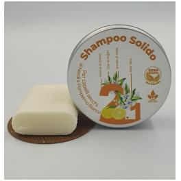 SAP005 - Shampoo Solido al Pompelmo Scatola di Metallo 60 gr.