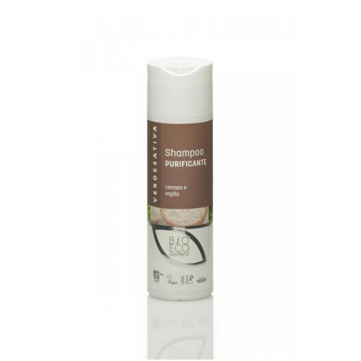 VER5630 - Shampoo Purificante canapa e argilla bianca flacone 200 ml
