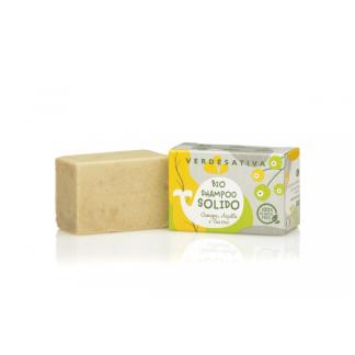 Shampoo Solido BIO per Capelli Grassi e pesanti Canapa Argilla e Tea Tree 55 gr