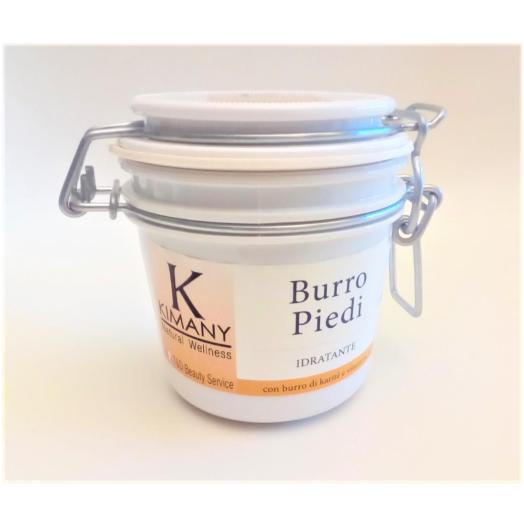 KIM123 - Burro Piedi Idratante,Calmante vaso da 200 ml