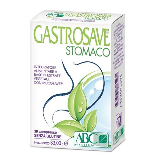 ABC025 - Compresse Gastrosave Stomaco per Bruciore e Acidità senza Glutine 30 pz.