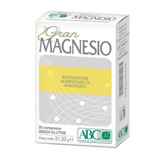 Integratore Gran Magnesio senza Glutine per il Benessere dell'Organismo 30 CPS.