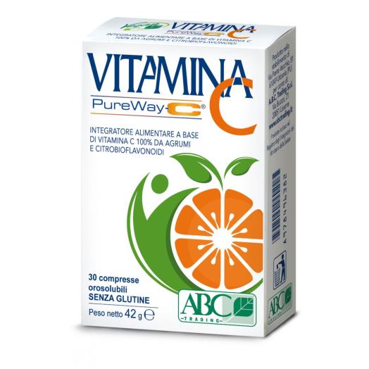 ABC040 - Integratore Alimentare Vitamina C senza Glutine 30 Compresse Orosolubili