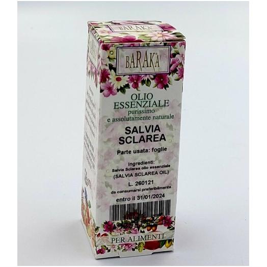 NAT897 - Olio Essenziale Salvia Sclarea 12 ml.