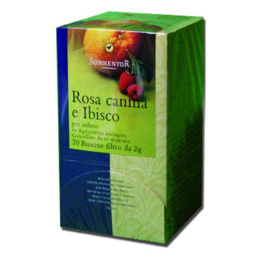 CAN003.08 - Infuso Rosa Canina Sonnentor scatola da 18 filtri bio