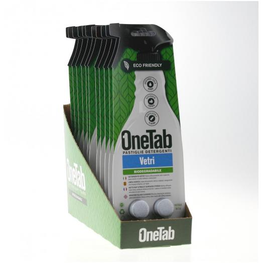 TAB003 - One Tab detergente Vetri blister da 2 pastiglie.