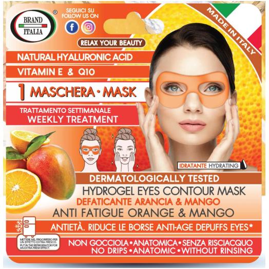 IDE045 - Maschera Monouso Defaticante Occhi Orange singola