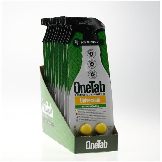 TAB004 - One Tab detergente Universale blister da 2 pastiglie.
