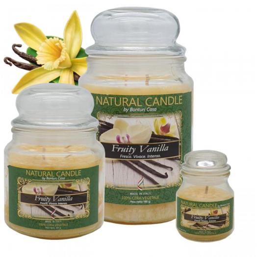 BON002.07 - Cartone da 6 Candele Medie Fruity Vanilla da 380 gr cad.