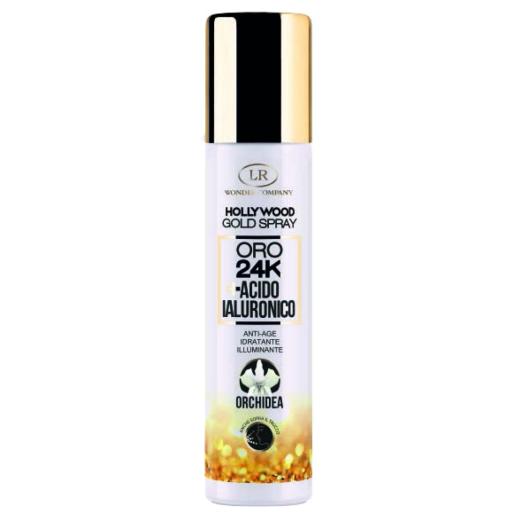 LRW012 - Spray Viso Oro Anti Age,Idratante,Illuminante 24K 75 ml