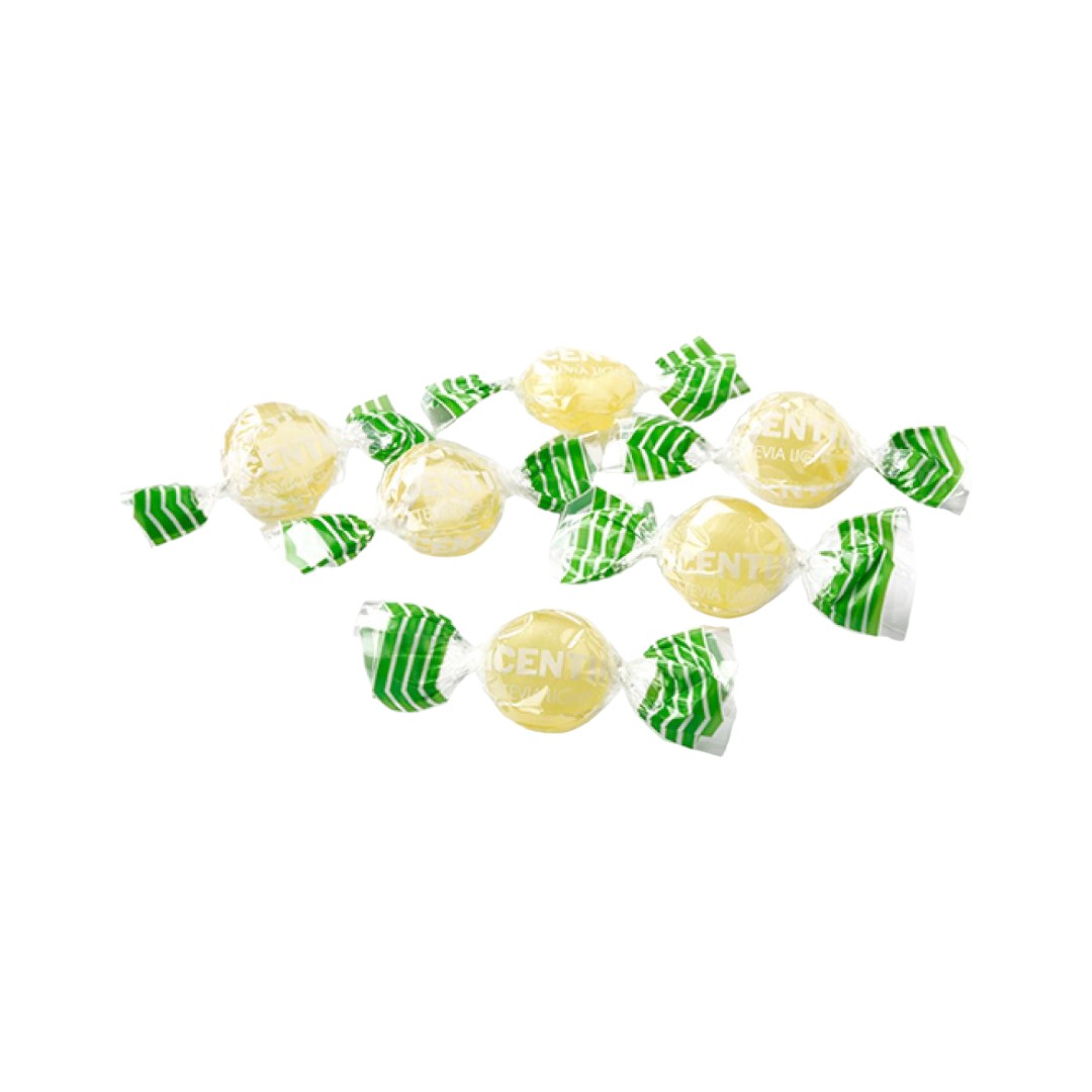A04 |Caramelle Stevia Zenzero Confezione 500 gr.