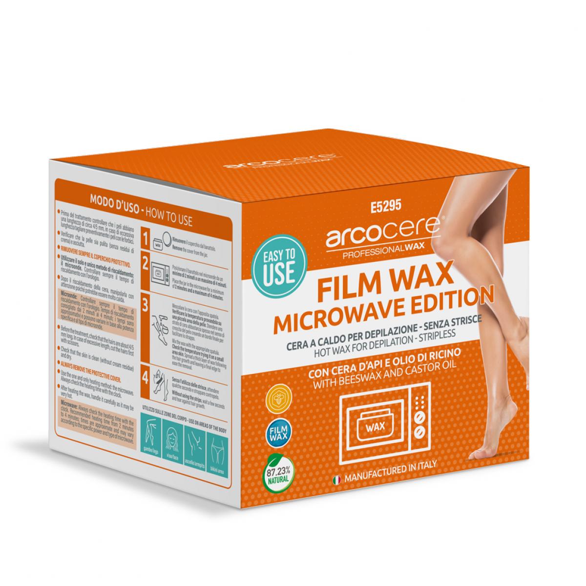 B25 |Cera a Caldo per depilazione senza strisce film wax ml. 500