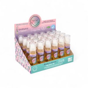B08ESA |Lip balm Roller SINGOLO Smiley con 24 pz espo omaggio